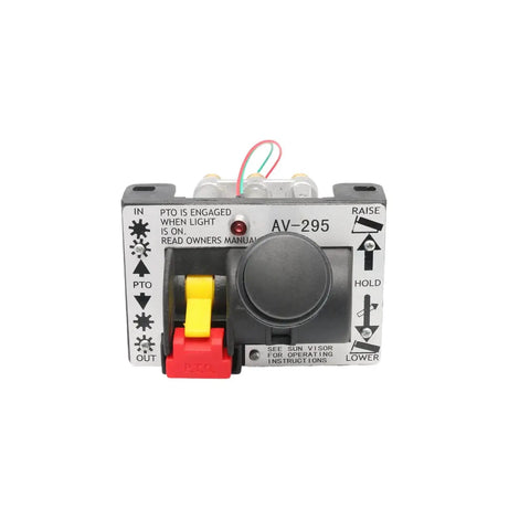 Heavy Duty PTO Hoist Air Shift Control Valve With Switch And Bright Light For Dump Truck Hydraulic System, model AV-295.