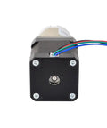 High Torque Nema 17 Stepper Motor With Planetary Gearbox front view showing 4-wire connector for DIY CNC and robotic motion projects.