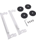 Versatile Mini Satellite Car Mount Kit With Magnetic Base, includes brackets, accessories, wrench, and screws, lightweight metal build