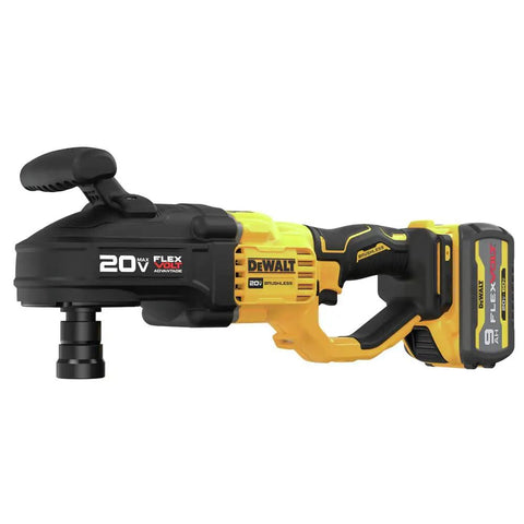 Pro Grade Brushless Cordless Drill Kit With 7/16 Inch Quick Change Chuck E Clutch Protection Compact stud drill with battery.