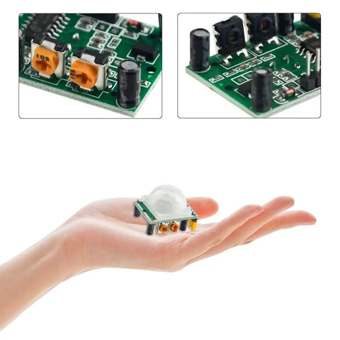 10 Pack HC SR501 PIR Motion Sensor Module For Home Security And Auto Lighting Pyroelectric Infrared Detector Adjustable Delay