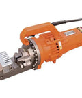 Heavy Duty Rebar Cutter Kit features a 12 Amp Motor and 1 Inch Cutting Capacity, durable aluminum and steel design for contractors.