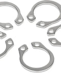 Set Of 5 External Snap Rings 304 Stainless Steel Retaining Clips 62mm To 72mm For Cars Electronics And Bearings Heavy Duty Rust Resistant