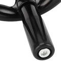 Close-up of Beefy Heavy Duty Lathe Hand Wheel 160mm Diameter With 16mm Mounting Hole focusing on mounting detail.