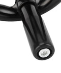 Close-up of handle on Boss-Grade 160mm Round Digital Handwheel for Milling Machines and Lathes, 16mm Mount, Universal Hand Wheel