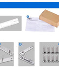 Heavy Duty 360 Degree Rotating Stainless Steel Pivot Hinges For Secret Bookshelf Doors With Concealed Floor And Ceiling Install