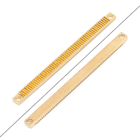 0.5M Brass Rack Gear Set For Astronomical Telescopes Gold Focusing Axle Kit Universal Fits Many Focusers DIY Replacement brass components