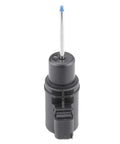 URO Parts brake booster sensor, black plastic housing with metal shaft and blue cap