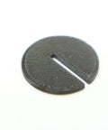 Beaver 3300 14 Inch Bandsaw Throat Plate Insert Plug with 31mm opening in black, single round piece on white surface
