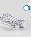 Hidden Touch Dimmer Switch For 12V 24V LED Strips Stepless Brightness Controller With LED Indicator Metallic Panel No Fuss Easy Install