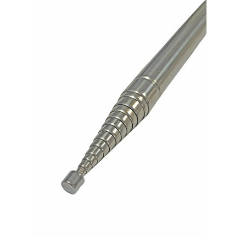 Tip of Heavy Duty 201 Stainless Steel Whip Antenna Telescopic 5.6 Meter With M10 External Thread For JPC 12 Mount Built To Last