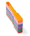 Stacked Rainbow Magnetic Wand Set For Kids Ages 5 To 10, 8 Inch Wands With Magnet Bar For STEM Fun and Magnetic Play