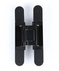 3D Adjustable Heavy-Duty Concealed Cabinet Hinge With Silver Finish, Beefy Hidden Door Hardware For Kitchen Cabinets, Furniture Projects, And DIY Installations, black