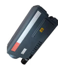 RA 0302D Heavy Duty Air Vacuum Pump Built Like A Tank For Smoother Industrial Jobs And Steady Airflow Quiet Low Decibel Durable Construction Sealed In Box, view of compact design with warning label.
