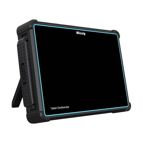 On The Go 4 Channel Oscilloscope With 100 MHz Bandwidth And 1 Giga Samples Per Second Sampling Rate Portable Handheld Scope With A 10 Inch Touch Screen Built For Field Work And Tinkering