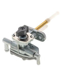 Heavy Duty Fuel Valve Petcock With Easy Shut Off For Suzuki Vinson 500 ATV Gas Tank Fits LTA500 LTF500 2002 2003 2004 2005 2006 2007 Replacement Easy Install showing side view with lever and metal construction.