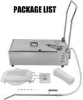Heavy Duty 370W Stainless Steel Mobile Deep Fryer Oil Filter Cart With 55L Capacity And Fast 12L Min Pumping Speed For Restaurants package contents.