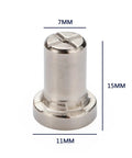Heavy Duty Plasma Cutter Consumable Kit With Nozzle Electrode Tip And Cup For Pt-31 Cut40 And Cut50 Machines, metal component, 15mm tall.