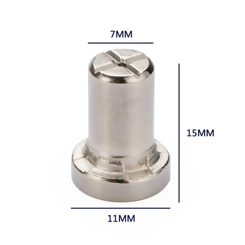 Heavy Duty Plasma Cutter Consumable Kit With Nozzle Electrode Tip And Cup For Pt-31 Cut40 And Cut50 Machines, metal component, 15mm tall.