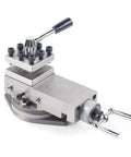 AT300 Quick Change Tool Post Assembly Universal Fit For Mini Lathes heavy duty metalworking rig with adjustable handle.