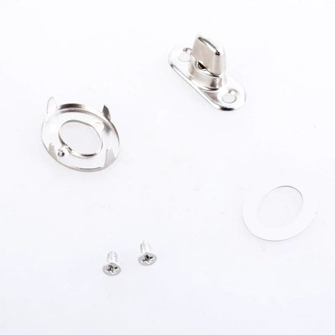 Professional Grade Alloy Twist Fastener Turn Button Kit components including screws and fasteners for boat upholstery.