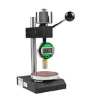 Heavy Lifter Manual Durometer Stand With Digital Shore Hardness Tester For Bullseye Reads On Shore A Rubber Testing and Lock Tight Stability Every Single Shift, portable design with digital readout.