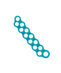 Speedline Speedrack Holds Up To 12 Slings With An Extra Carabiner Hole For Quick Tree Chipping Setup And Attachment To Belt Or Tool Kit Lightweight Gear That Saves Time And Boosts Safety, teal plastic rack