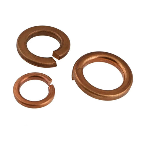 Assorted Copper Split Lock Washers And Flat Washers Set For M3 M4 M5 M6 M8 M10 M12 5 Pieces Built Tough For Quick Snug No Fuss