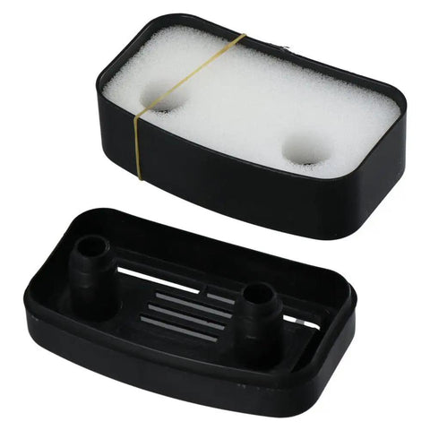 Open view of 65mm Air Compressor Silencer And Inlet Filter For Belt Driven Inflator Pumps, Quiet Noise Reduction parts