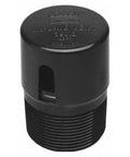 Abs In Line Vent Plumbing Air Admittance Valve for Kitchen and Bathroom Trap Protection, black plastic design with vent opening.