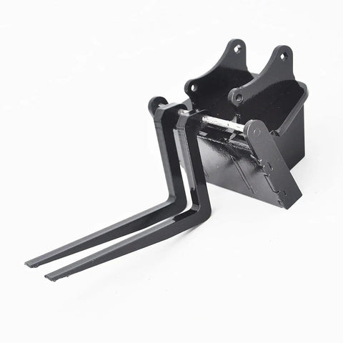 Full Metal Excavator Bucket Forks And Pallet Forks For Huina 550 580 592 593 RC Excavator DIY Modification Kit, Heavy Duty Upgrade