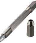 Top Tier Hex Hand Drill Pin Vice With Double Ended Micro Drill Bits For Jewelry Making And Watch Repair durable alloy construction, set includes pin vice and chuck.