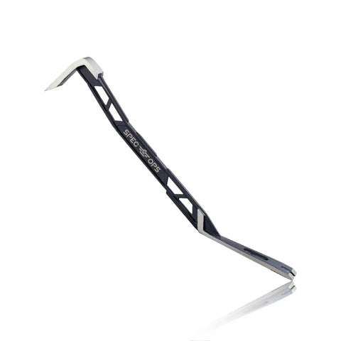18 Inch Flat Pry Bar Crowbar With Skeletonized Lightweight Design Teardrop Nail Puller High Carbon Steel Heat Treated Forged Construction