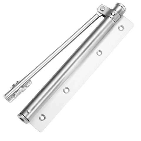 Two Pack Adjustable Aluminum Door Closer Set With Heavy Duty Build And Soft Close Spring, showing durable aluminum alloy hardware