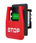 Dual Voltage Knee Paddle Switch For Power Tools 120V 230V 16 Amp Emergency Stop Paddle with visible start button