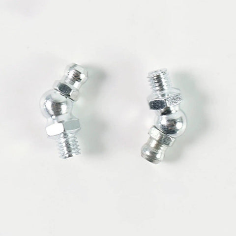 Pro Grade 10 Piece Metric Grease Fittings Kit With 90 Degree Elbows And Hydraulic Nipples For Automotive Machinery Industrial Use