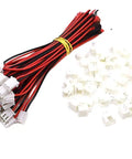 Heavy Duty XH 2.5mm 2 Pin Male And Female Terminals With 120mm Leads For Diy Circuits And Hot Rod Builds bundled with connectors.