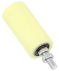Single nylon roller with metal bolt from Nylon Gate Roller Set For Outdoor Sliding Gates, Heavy Duty Wear-Resistant Gate Guide And Support Roller.