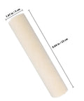 6 Piece Wool Paint Roller Covers With 4mm Nap, Compact Wall Painting Supplies, 9.04 in roller for smooth paint application.