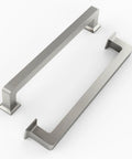 Brushed Nickel 7 Inch Cabinet Handles 10 Pack Modern Kitchen Cabinet Pulls Durable Metal Hardware for Cabinets and Furniture