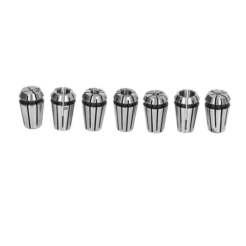 Must-Have 7Pcs Spring Collet Set For ER Tool Holders. Durable milling collets in sizes 1.0mm to 7.0mm made from spring steel.