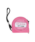Pink tape measure from 145-Piece Home Hand Tools Set With Hammer, Screwdrivers, Wrenches, Scissors, Magnetic Level, Pliers, Tape Measure
