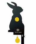 Auto Reset Metal Rabbit Target For Air Rifles Backyard Range Ready Silhouette Target With Durable Steel Construction