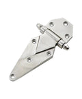 Heavy Duty Stainless Steel Or Zinc Alloy Hinge For Engineering Equipment Doors And Refrigerated Truck Compartments 1 Piece Zinc Alloy Built Like A Tank For Heavy Doors And Cabinets Durable Industrial Grade, silver hinge
