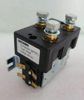 Jwdaawn Dc Spdt Contactor Solenoid Relay Switch For Golf Cart And Forklift Vhcle, 48V coil, heavy-duty switch, top view.
