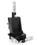 XYZ 3 Axis Manual Linear Positioning Stage 80 By 80 mm Lab Sliding Stage Table With Linear Motion Vertical Lift And Micrometer Fine Tuning
