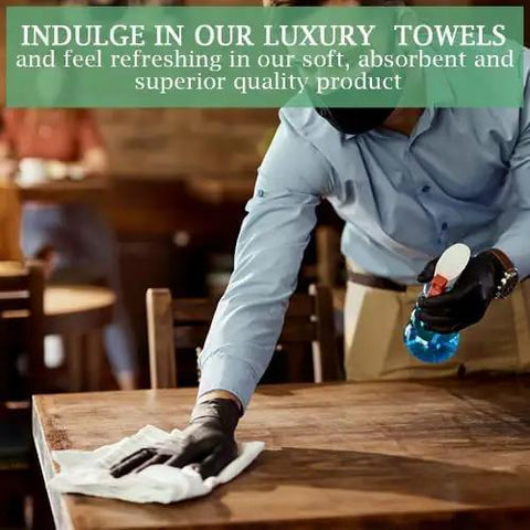 100 Percent Cotton Terry Cleaning Rags 14 By 17 Inches White Pack Of 60 Soft Large Multipurpose Towels Super Absorbent Quick Dry