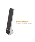 Rechargeable LED Desk Lamp With 3 Color Temperatures, Flip Open Head, Portable Battery Power For On The Go Lighting, compact design