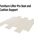 Furniture Lifter Pro Seat And Cushion Support That Tackles Sagging Seats With Six Interlocking Panels White For Extending Upholstery Life