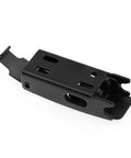 Draw Hasp Hinge Latch 4 Inch Matte Black Steel Durable Rust Resistant Heavy Duty Locking Hardware For Small Boxes Chests And Craft Projects